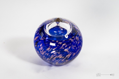 Glass oil lamp