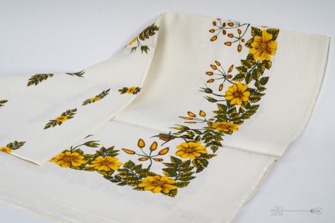 old linen vintage tablecloth