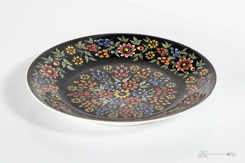 ręcznie malowana patera cepelia opole