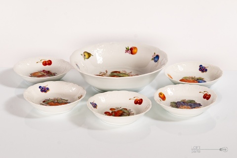 komplet salaterek fabryka porcelany krzysztof