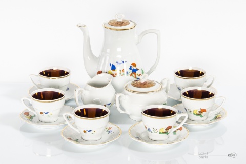 serwis do kawy krasnale porcelana bogucice