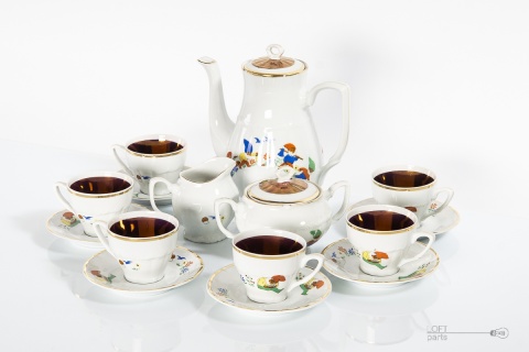 serwis kawowy maria teresa porcelana bogucice