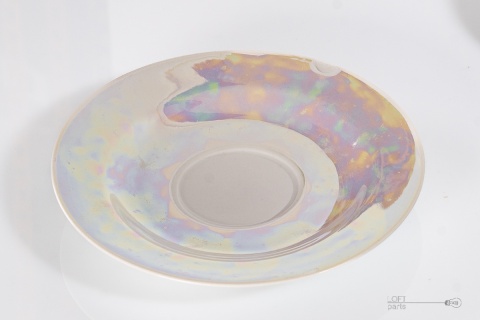 iryzowany spodek porcelana bogucice