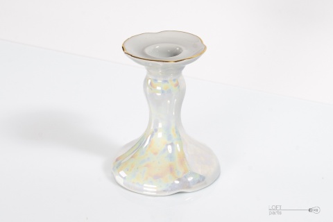 porcelanowy świecznik prl