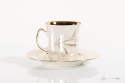 Porcelain Cup with Saucer Włocławek