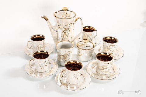 Porcelain coffee set of the People's Republic of Poland