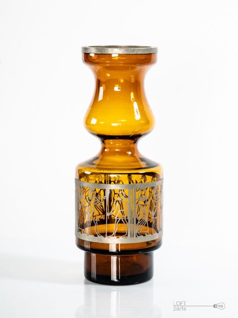 vase with braid glassworks hortensja