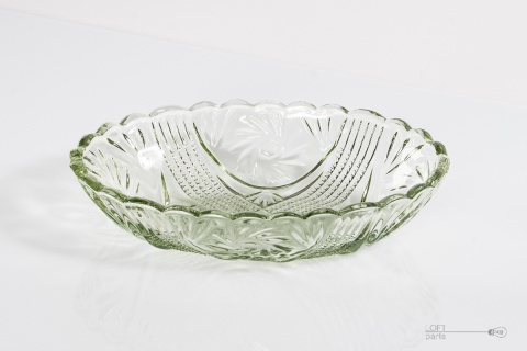 zielona żardiniera 1222 huta szkła ząbkowice