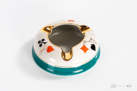 Porcelain ashtray Ćmielów