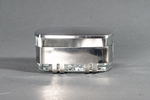 metal glass chocolate box