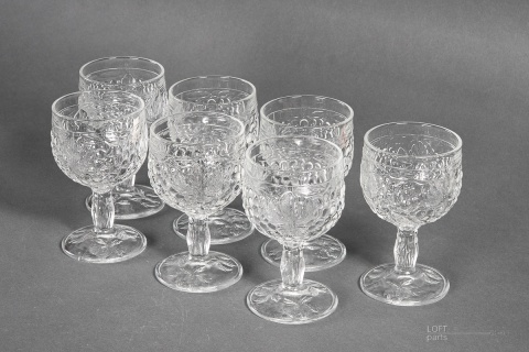 komplet kieliszków winogrona ząbkowice