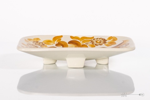 patera na nóżkach fajans koło