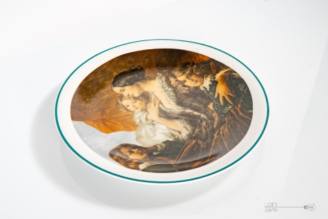 patera portret porcelana wawel