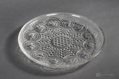 patera zodiak huta szkła ząbkowice