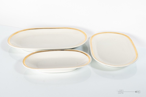 a set of porcelain plates prl