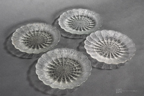 Cora plates, glassworks, zabkowice