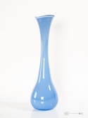 blue vase tarnowiec glassworks