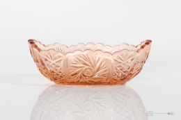 rozalinowa żardiniera 131 huta szkła hortensja