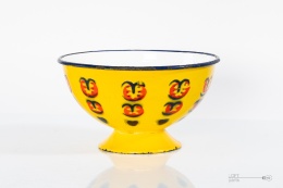 enamelled bowl of steelworks silesia rybnik