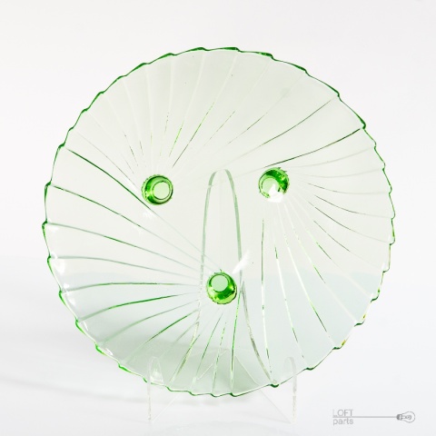 patera art deco krośnieńskie huty szkła