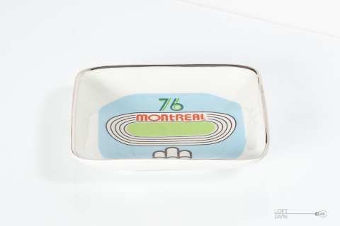 plate montreal 76 wałbrzych porcelain