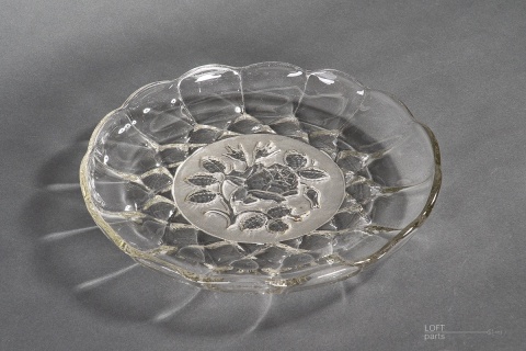 stara szklana patera