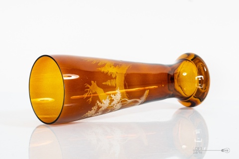 szkło motyw myśliwski