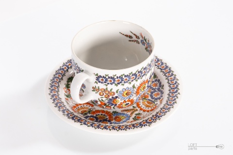 cup with saucer cepelia opole