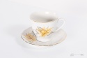 cup feston porcelain moths
