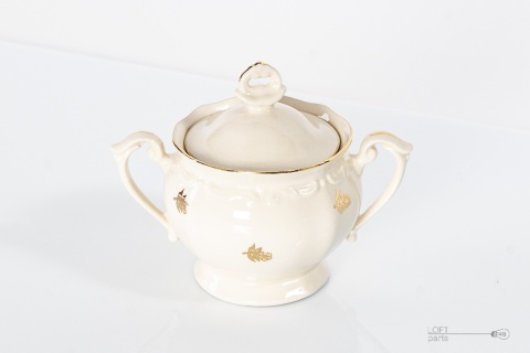 Porcelanowa cukiernica Prl