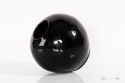 black spherical vase