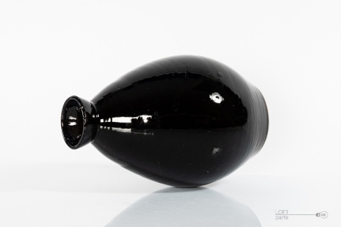 black ceramic vase prl