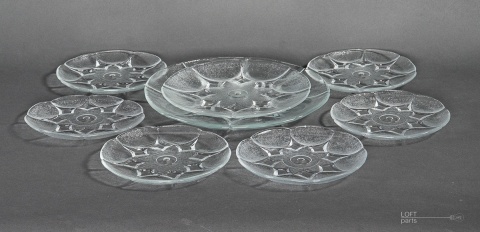 dessert set stella glassworks zabkowice