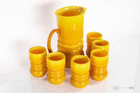 komplet do napojów lucyna pijaczewska huta szkła barbara