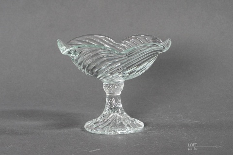 chocolate bowl spirelli   zabkowice glassworks