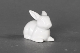 figurka zając porcelana prl