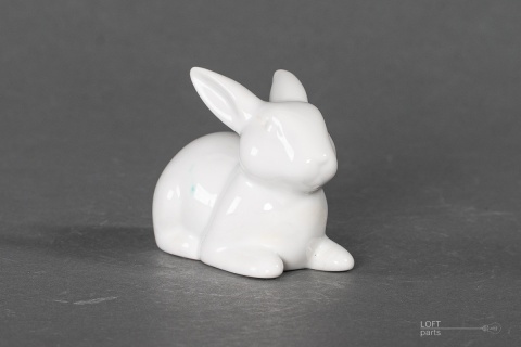 figurka zając porcelana prl
