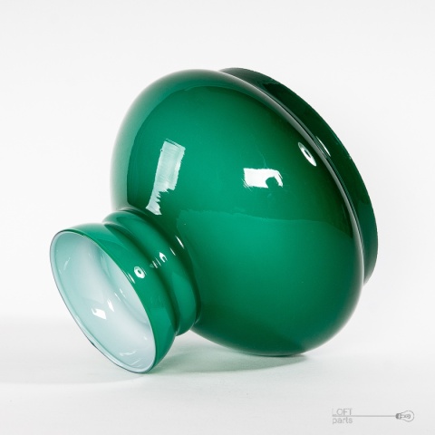 zielony klosz do lampy naftowej