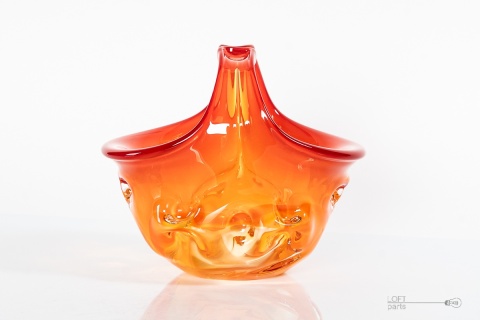 orange basket glasswork Tarnowiec