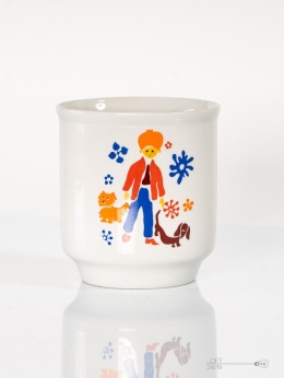 kubek dziecięcy porcelana chodzież