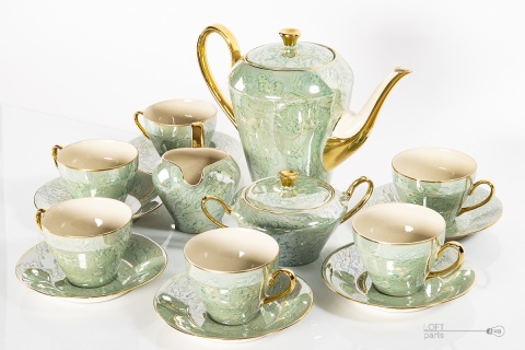 porcelain coffee set janka chodzież
