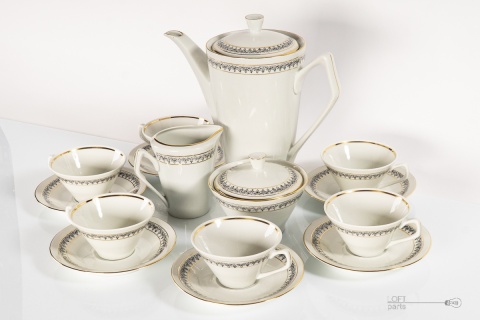 zestaw do kawy porcelana chodzież