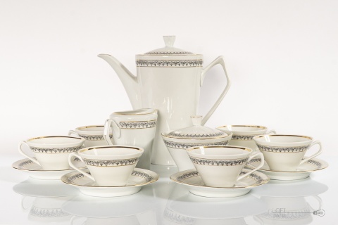 serwis do kawy elżbieta porcelana chodzież