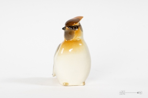 Porcelain Waxwing figurine