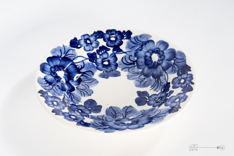 Faience  plate koło