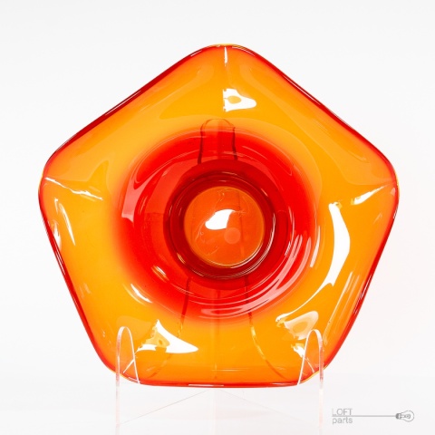 plate silesia rustica glassworks zabkowiceglassworks