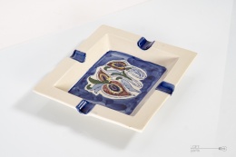 large ceramic ashtray