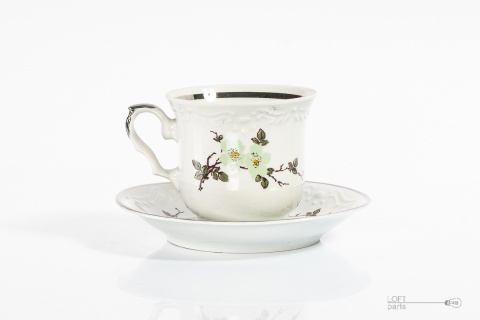 filiżanka ze spodkiem porcelana karolina