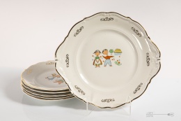 komplet deserowy porcelana bogucice