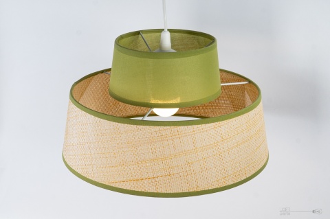 zielona lampa wisząca